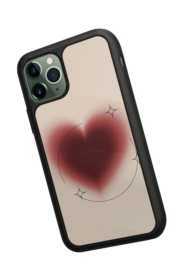 iPhone 11 Pro Uyumlu Kalp Love Tasarımlı Glossy Premium Kılıf