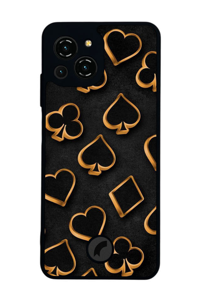 Reeder S23 Pro Max Uyumlu Kart Tasarımlı Glossy Premium Kılıf