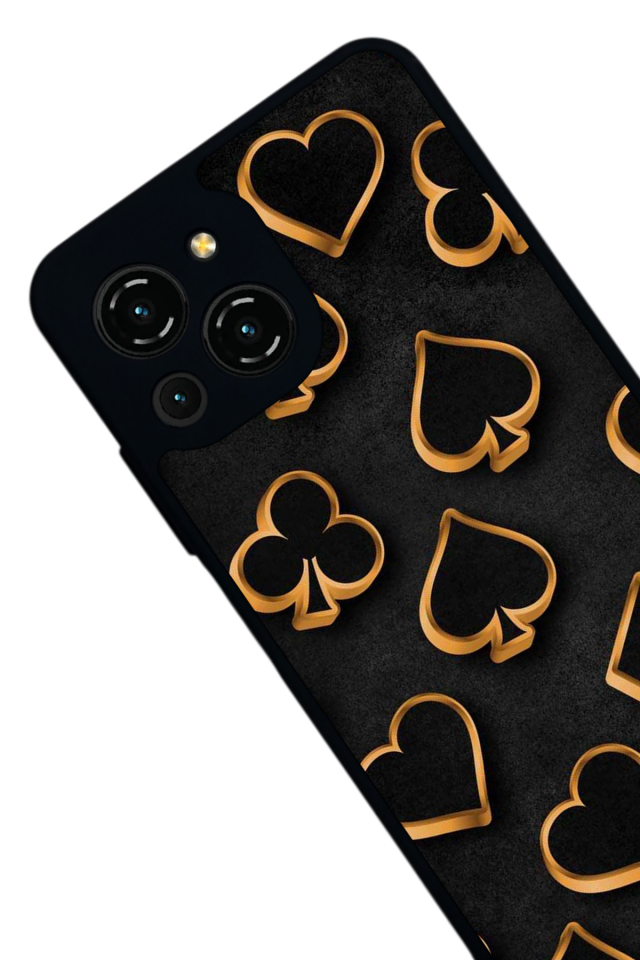 Reeder S23 Pro Max Uyumlu Kart Tasarımlı Glossy Premium Kılıf