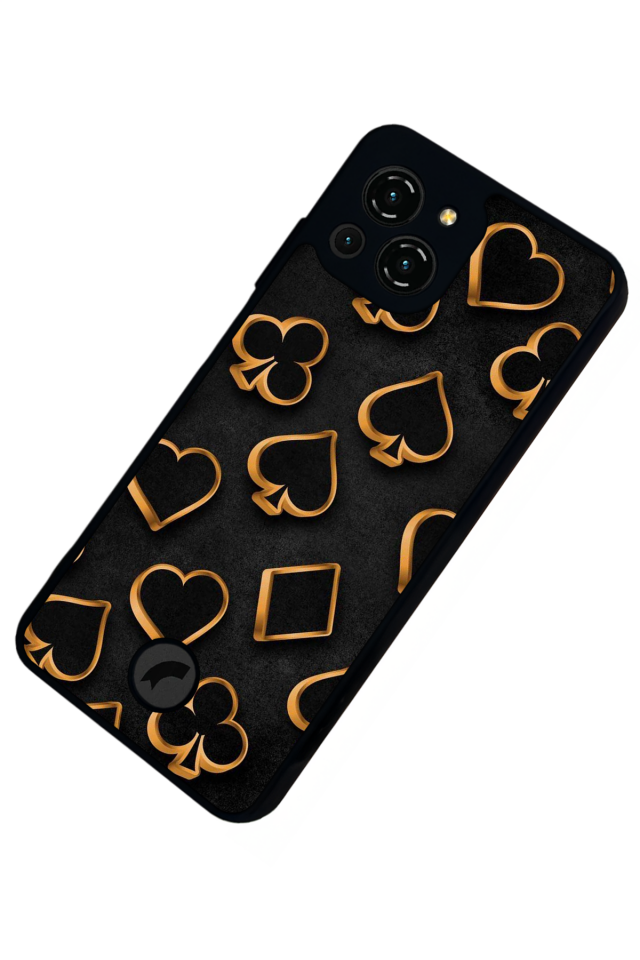 Reeder S23 Pro Max Uyumlu Kart Tasarımlı Glossy Premium Kılıf