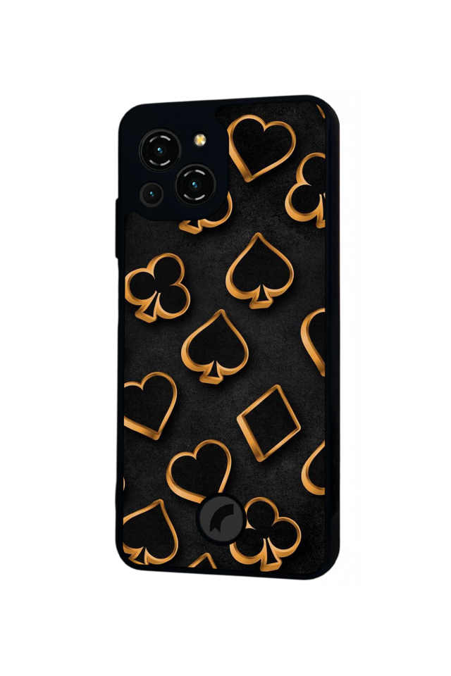 Reeder S23 Pro Max Uyumlu Kart Tasarımlı Glossy Premium Kılıf