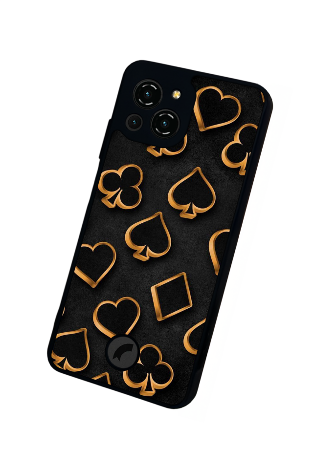 Reeder S23 Pro Max Uyumlu Kart Tasarımlı Glossy Premium Kılıf