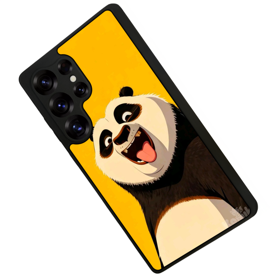 Samsung Galaxy S25 Ultra Uyumlu Kung Fu Panda Tasarımlı Glossy Premium Kılıf