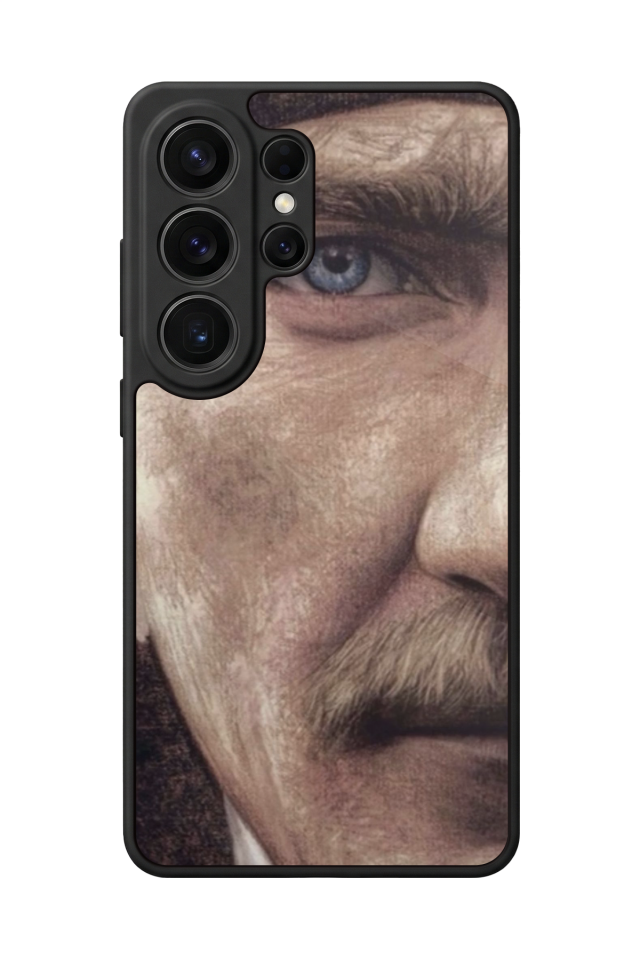 Samsung Galaxy S26 Ultra Uyumlu Mustafa Kemal Ataturk Tasarımlı Glossy Premium Kılıf