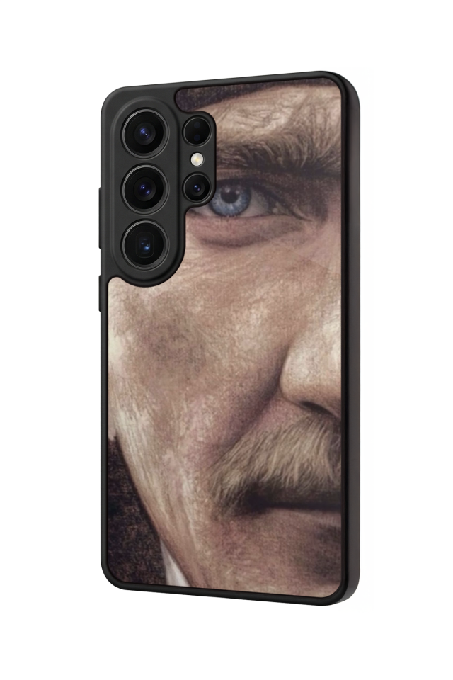 Samsung Galaxy S26 Ultra Uyumlu Mustafa Kemal Ataturk Tasarımlı Glossy Premium Kılıf