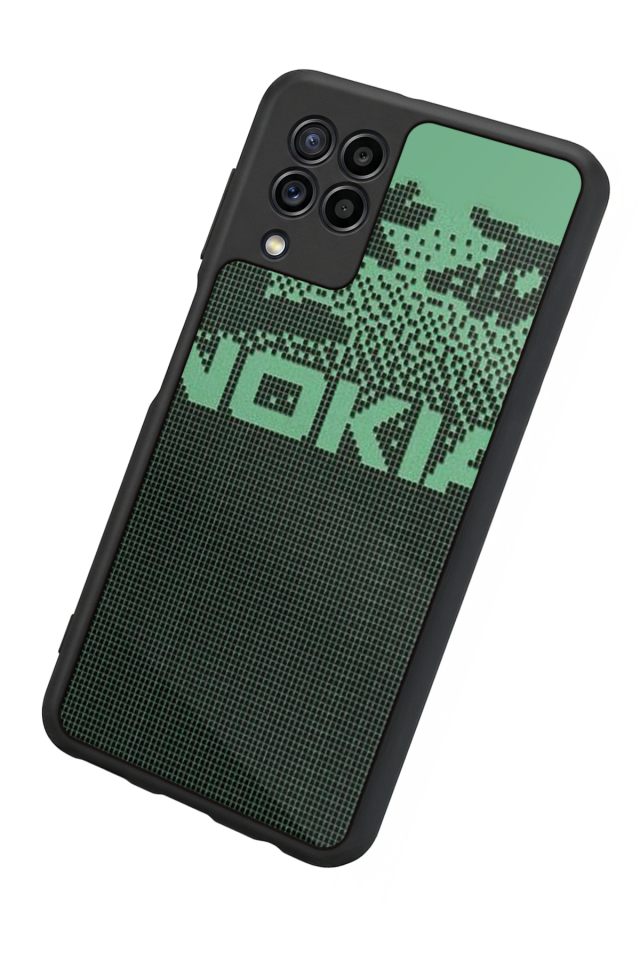 Samsung Galaxy M32 Uyumlu Nokia Tasarımlı Glossy Premium Kılıf