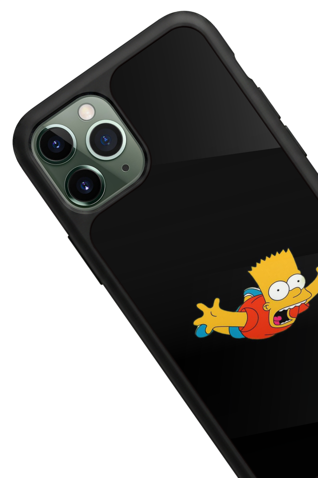iPhone 11 Pro Max Uyumlu The Simpsons Tasarımlı Glossy Premium Kılıf