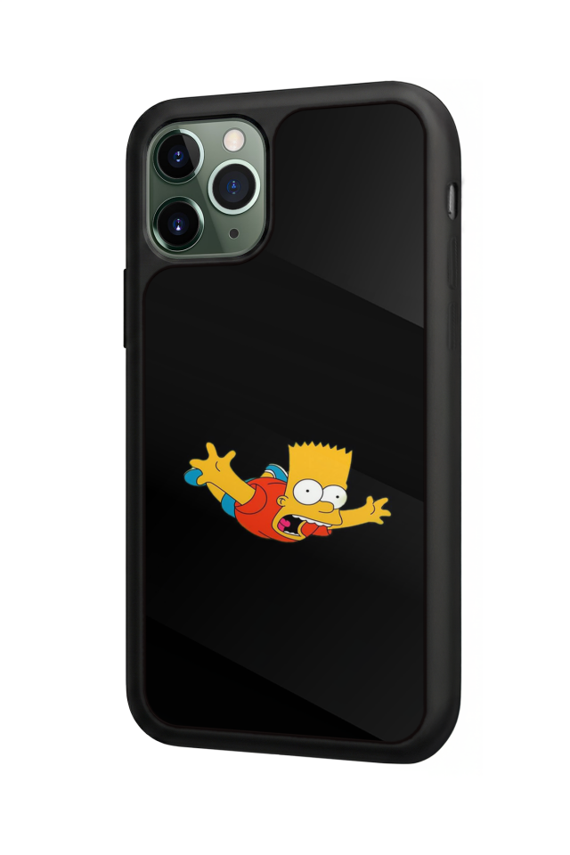 iPhone 11 Pro Max Uyumlu The Simpsons Tasarımlı Glossy Premium Kılıf