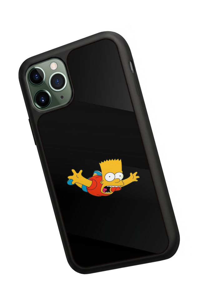 iPhone 11 Pro Max Uyumlu The Simpsons Tasarımlı Glossy Premium Kılıf