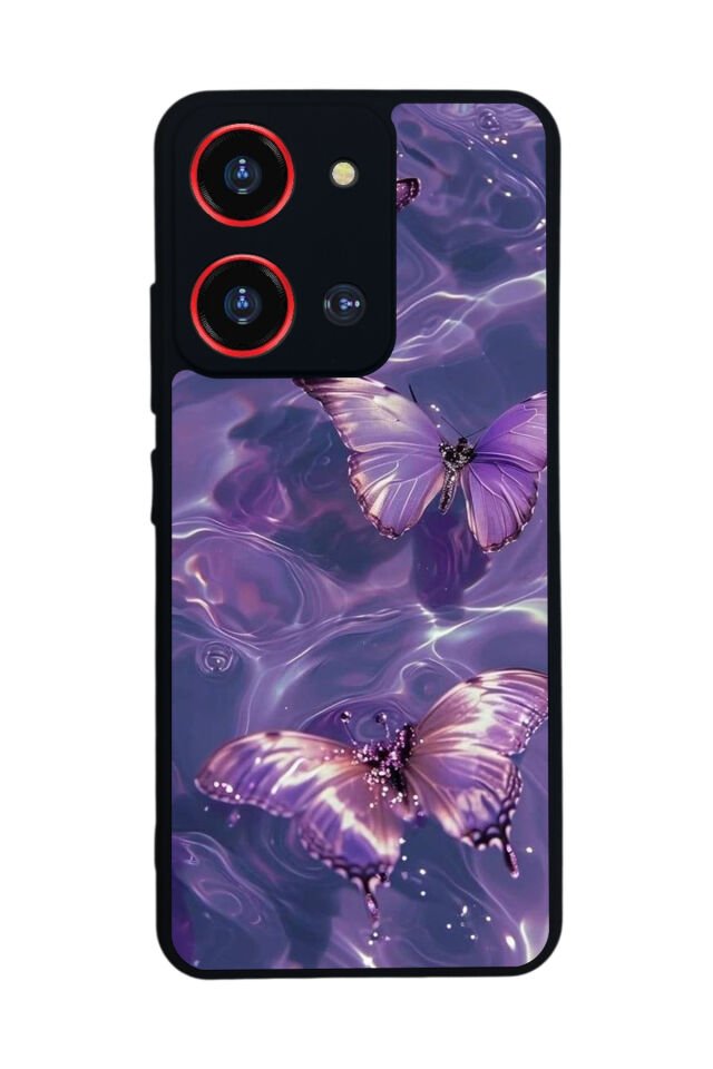 Reeder S19 Max Pro S 108MP Uyumlu Kelebek Tasarımlı Glossy Premium Kılıf