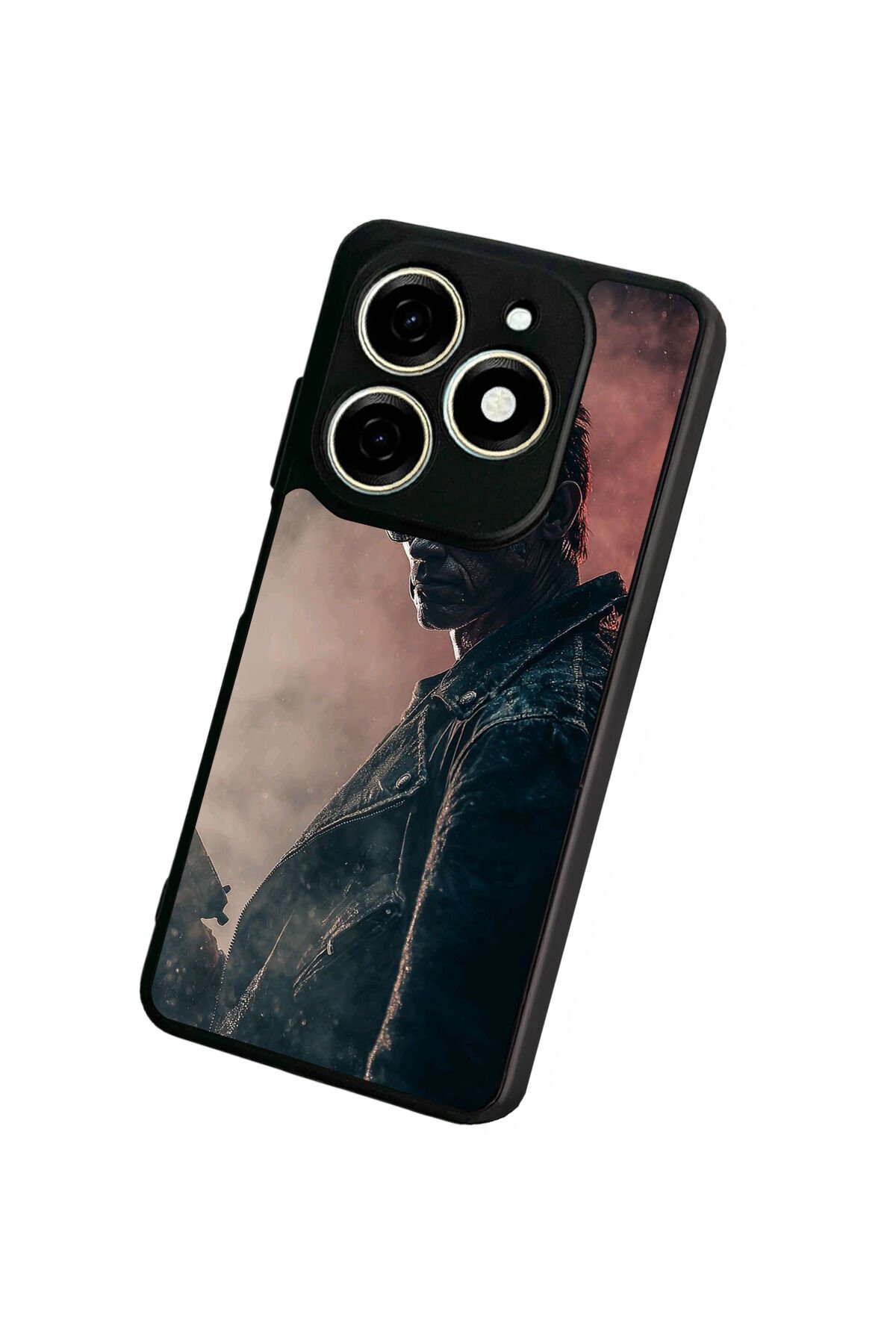 Tecno Spark 20/20C Uyumlu Terminator Tasarımlı Glossy Premium Kılıf