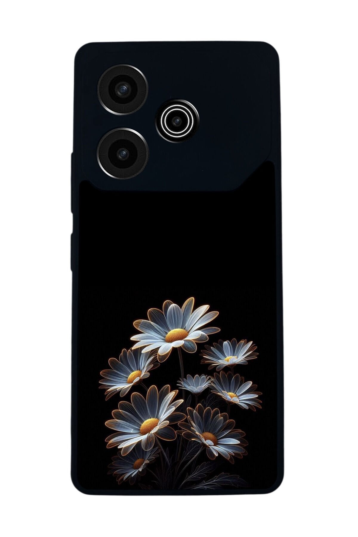 Tecno Pova 6 Uyumlu Cicek Tasarımlı Glossy Premium Kılıf