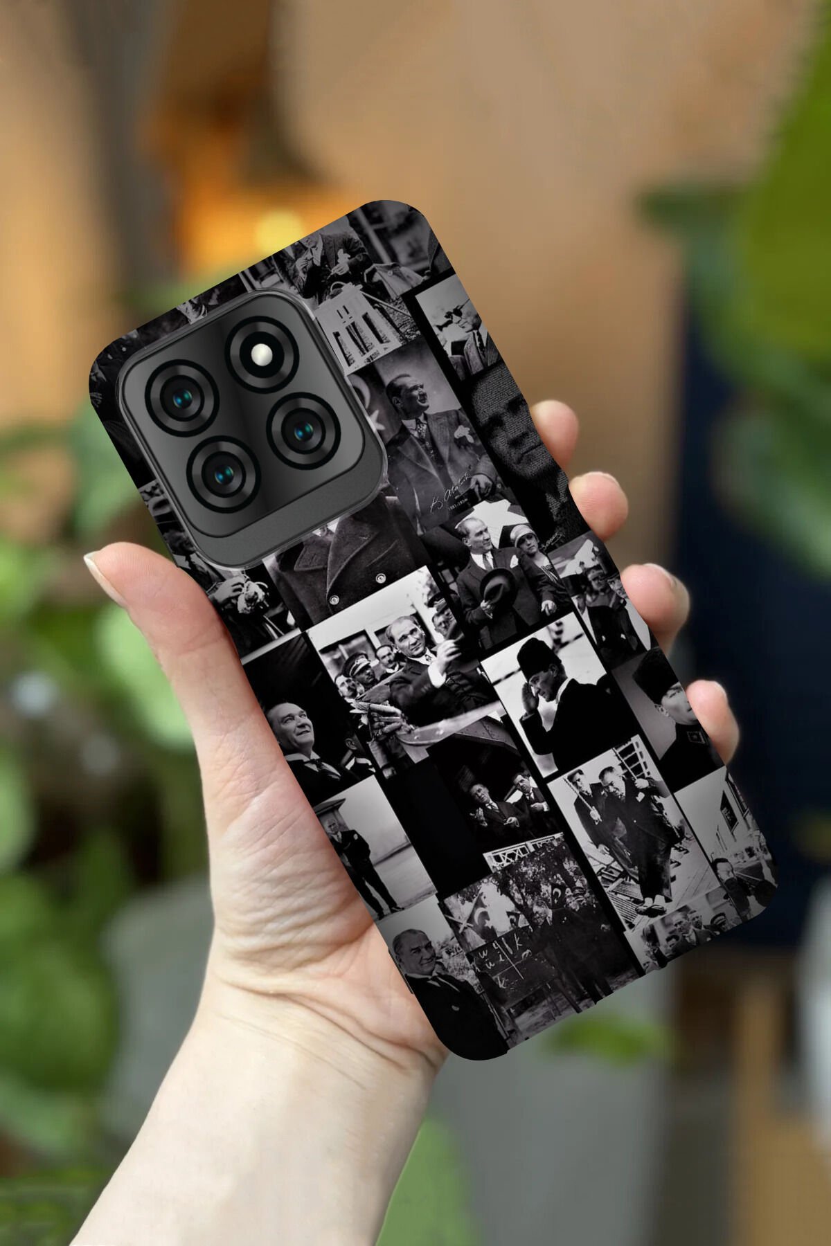 Reeder S71 Uyumlu Kamera Korumalı Atatürk Desenli HD Baskılı Silikon Kılıf