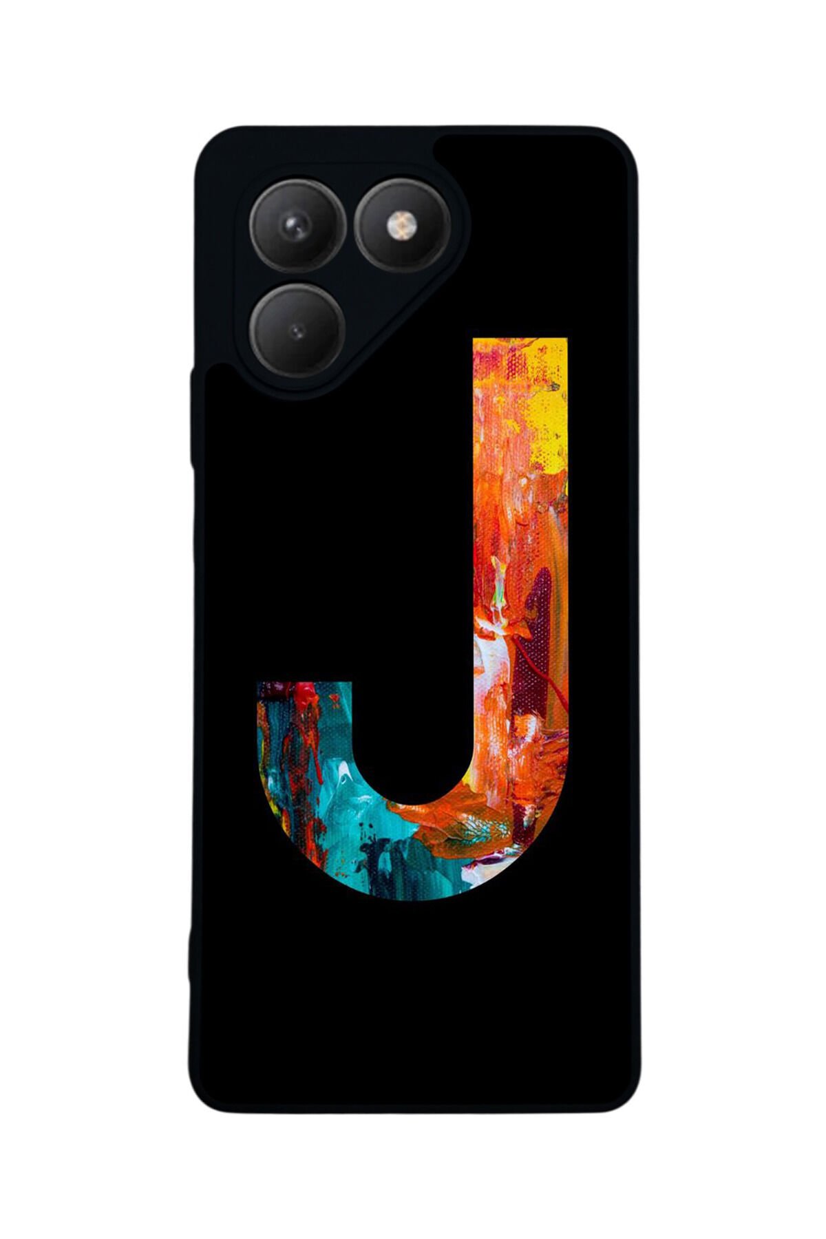 Tecno Pova 7 Mat Uyumlu Siyah Kılıf – Yumuşak Silikon, Koruyucu, Şok Emici Kapak