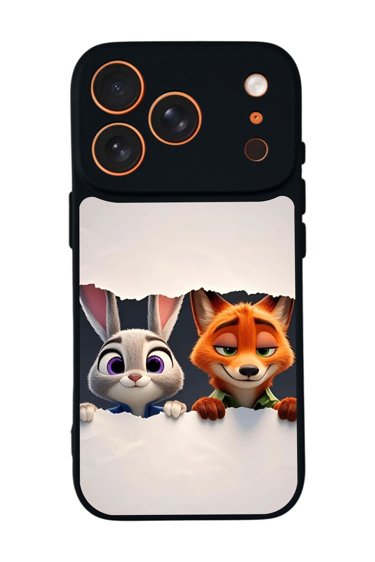 iPhone 17 Pro Max Uyumlu Zootropolis Tasarımlı Glossy Premium Kılıf