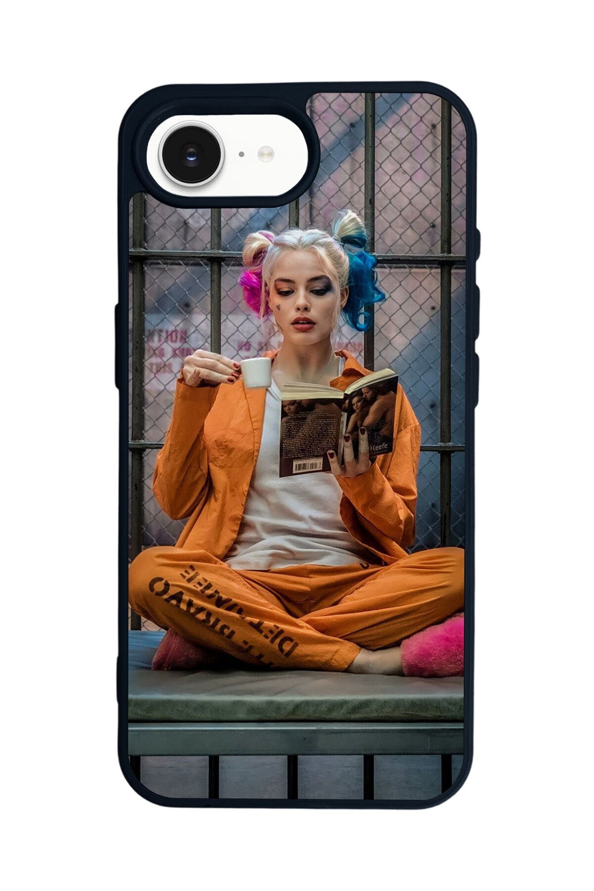 iPhone 16E Uyumlu HarleyQueen Tasarımlı Glossy Premium Kılıf