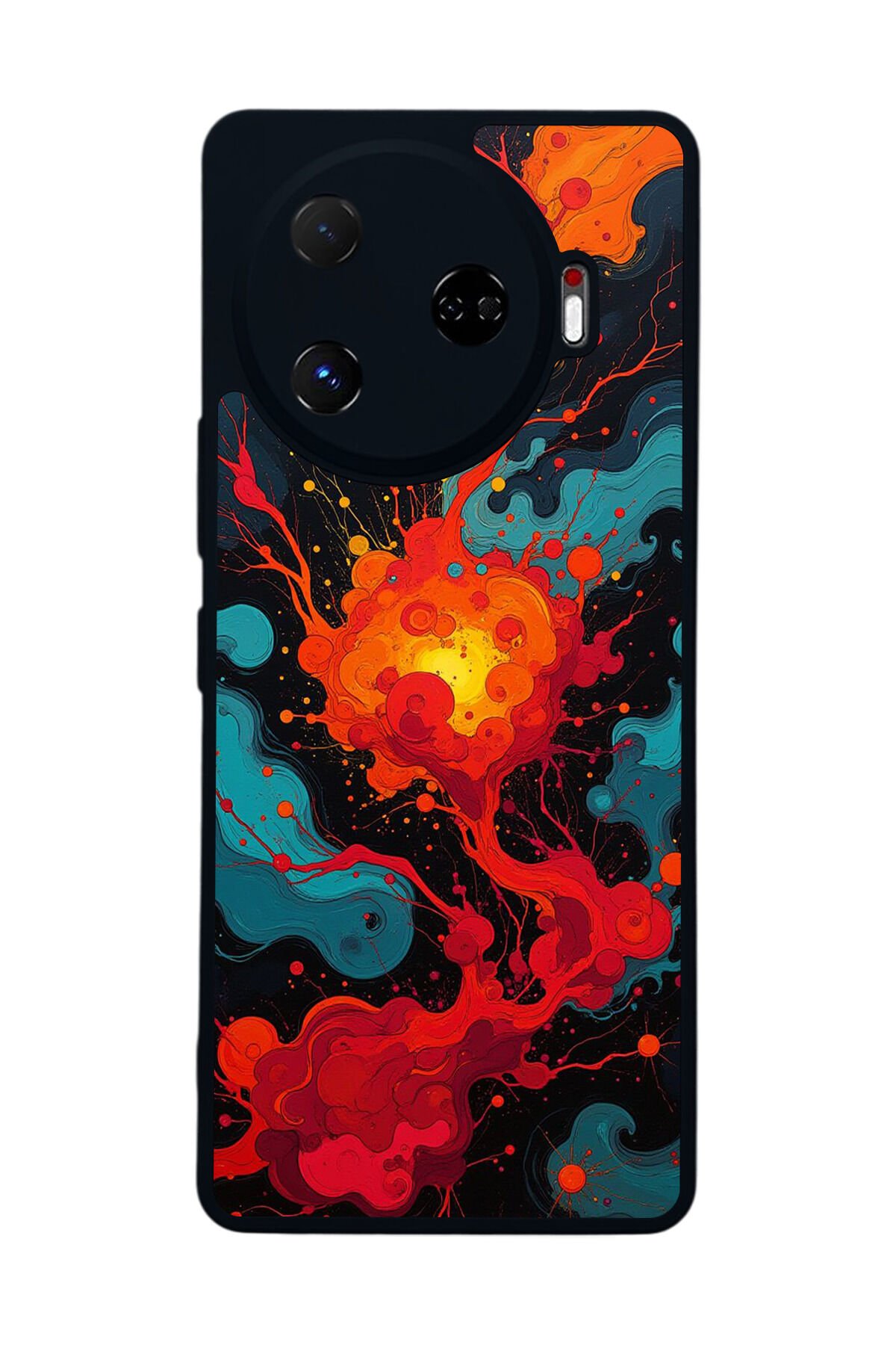 Tecno Camon 30 Pro Uyumlu Abstract Tasarımlı Glossy Premium Kılıf