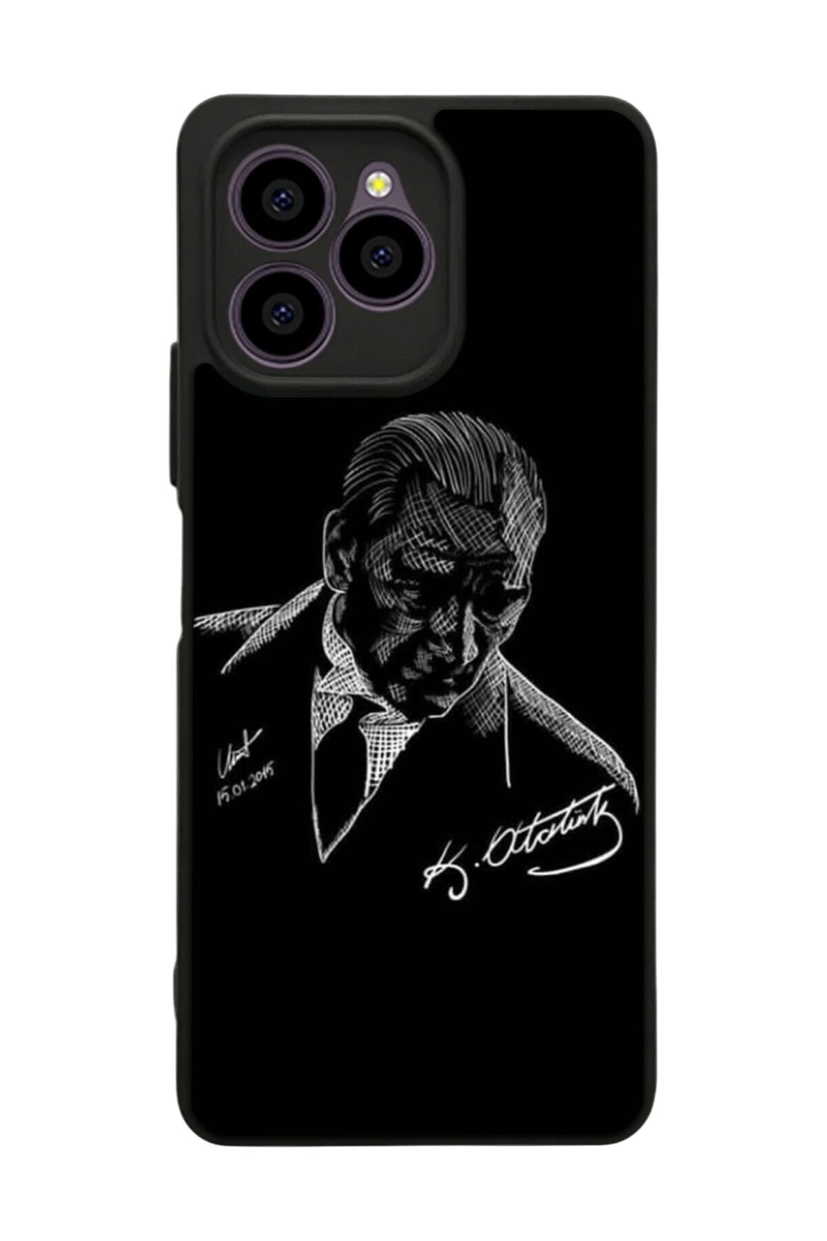 Omix X6 Uyumlu Mustafa Kemal Ataturk Tasarımlı Glossy Premium Kılıf