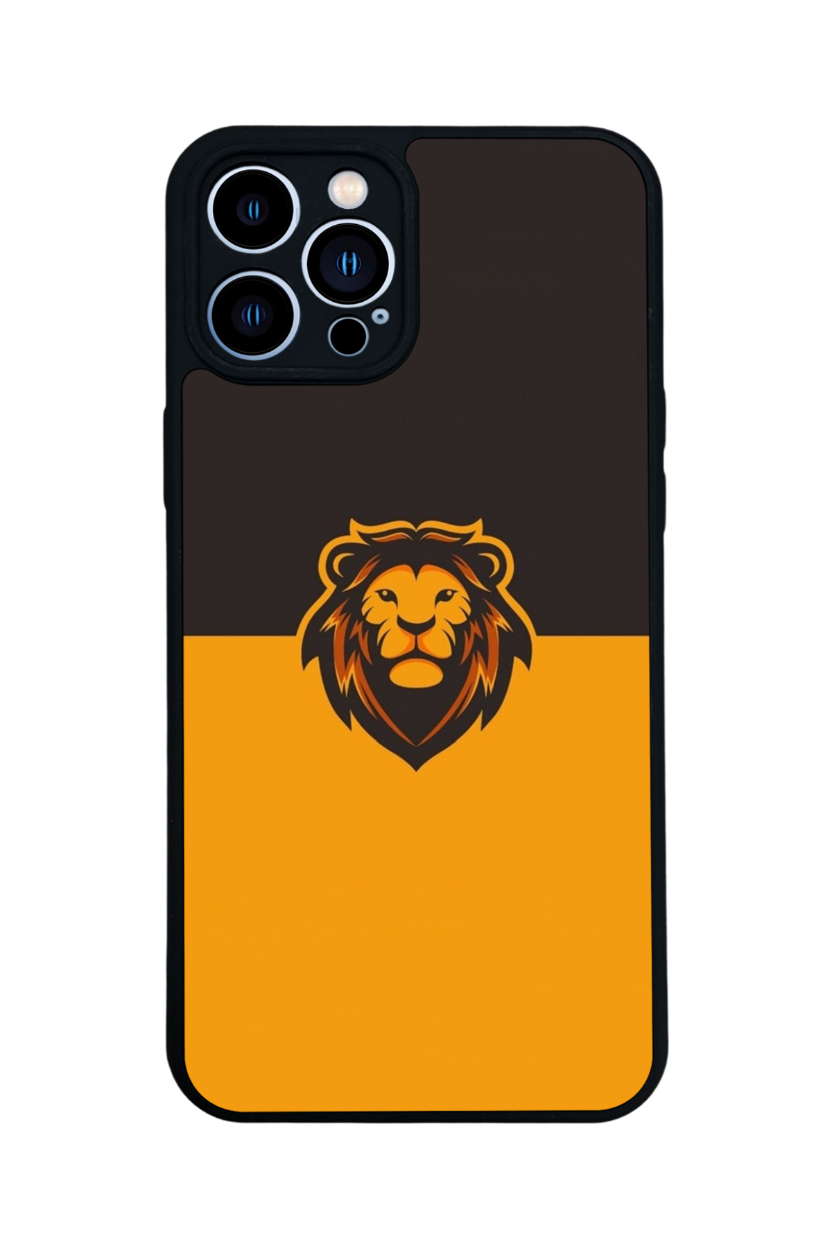 iPhone 13 Pro Max Uyumlu Aslan Tasarımlı Glossy Premium Kılıf
