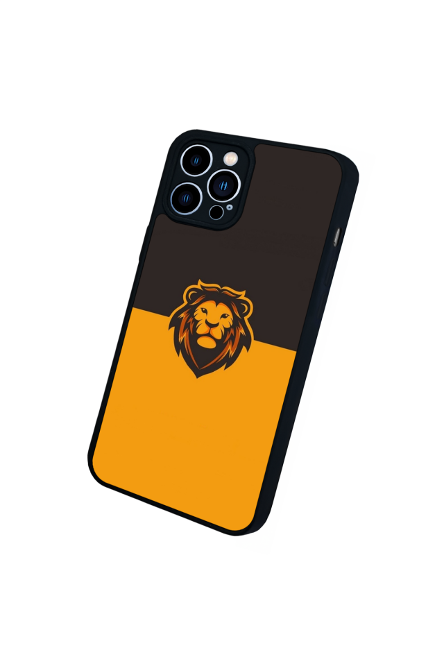 iPhone 13 Pro Max Uyumlu Aslan Tasarımlı Glossy Premium Kılıf