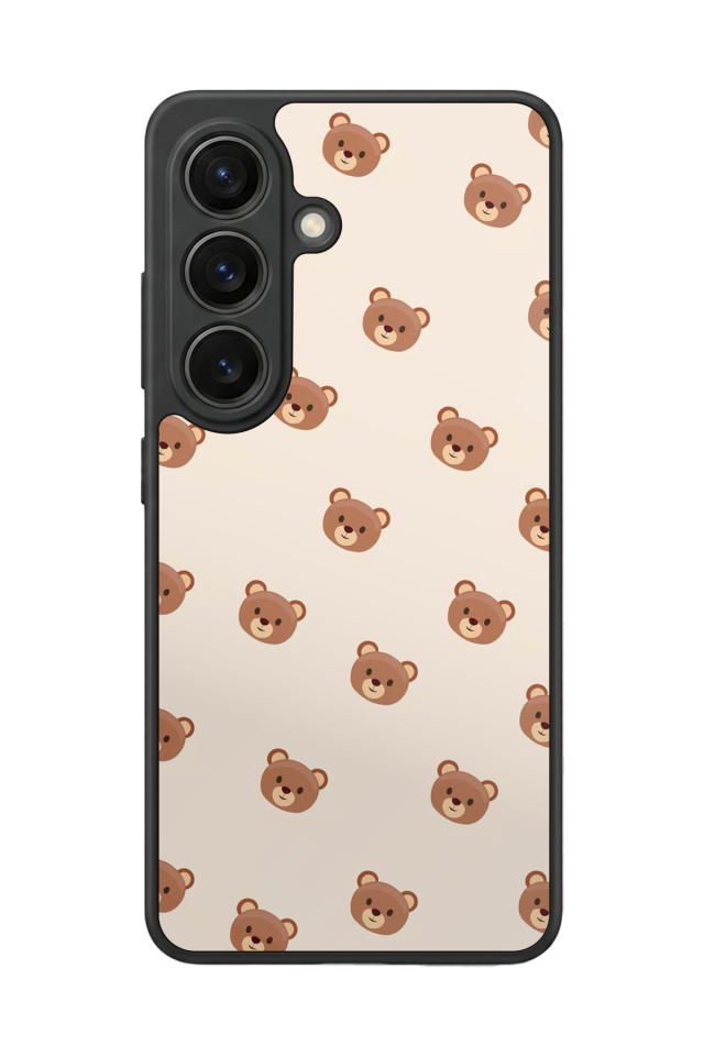 Samsung Galaxy S26 Uyumlu Ayı Tasarımlı Glossy Premium Kılıf