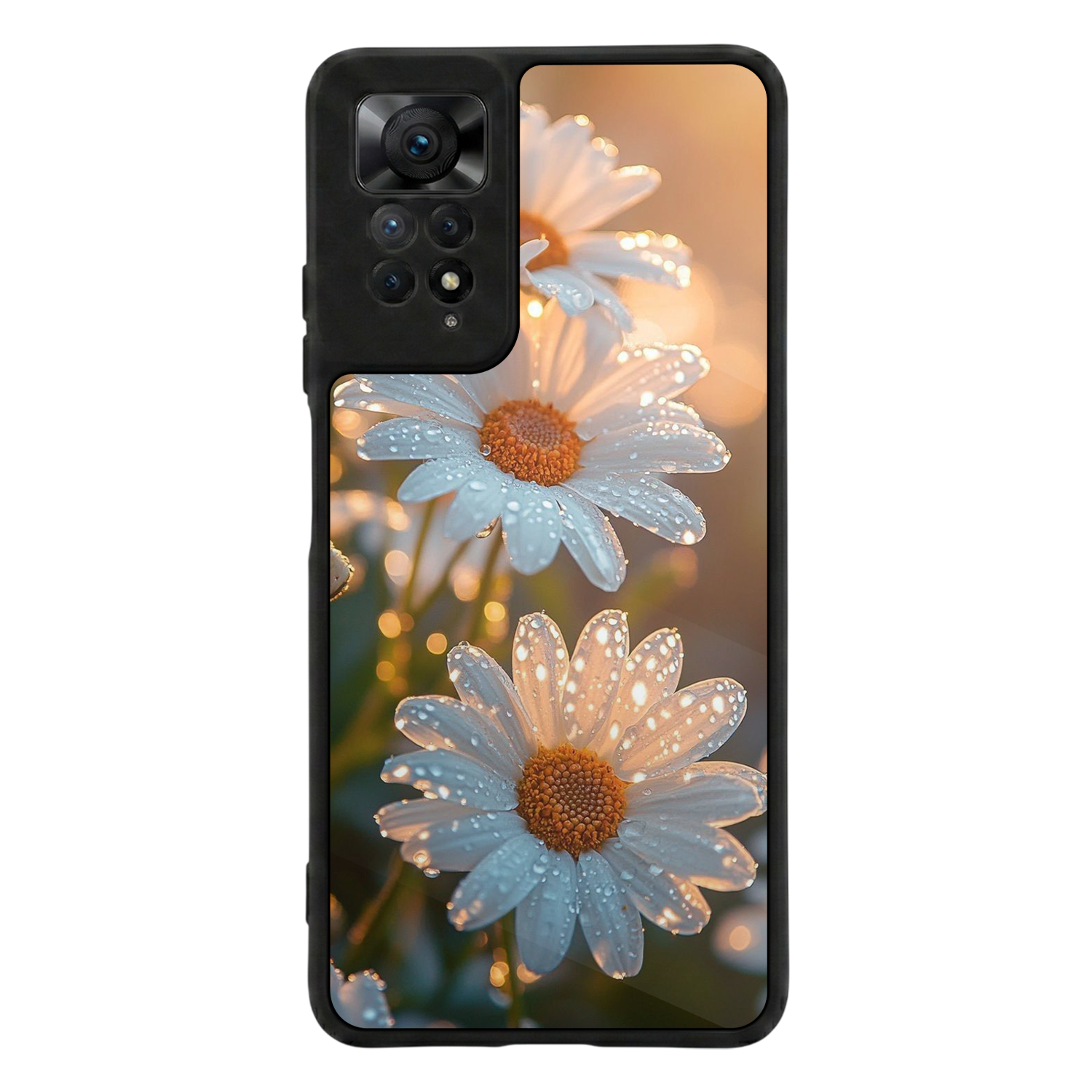 Xiaomi Redmi Note 11 Pro Uyumlu Cicek Tasarımlı Glossy Premium Kılıf