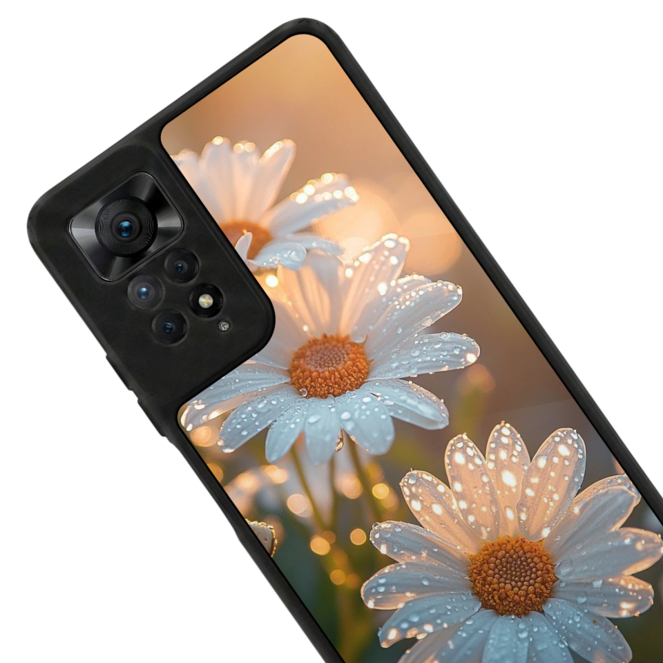 Xiaomi Redmi Note 11 Pro Uyumlu Cicek Tasarımlı Glossy Premium Kılıf