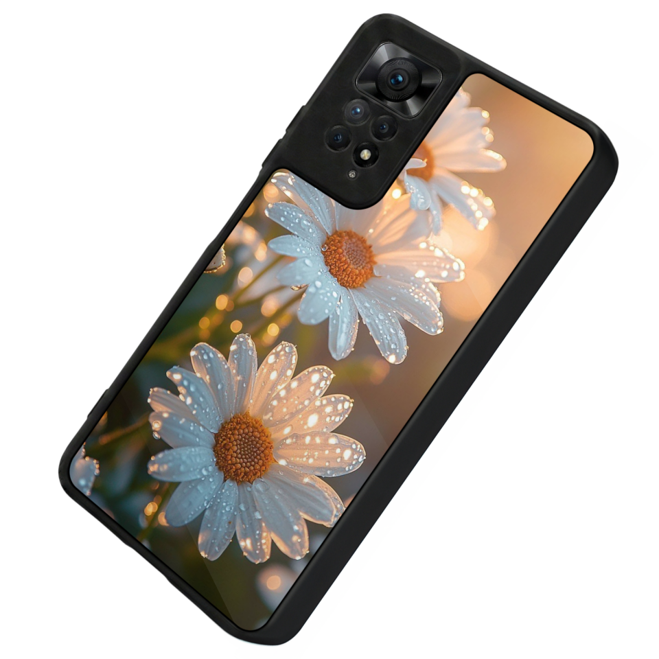 Xiaomi Redmi Note 11 Pro Uyumlu Cicek Tasarımlı Glossy Premium Kılıf