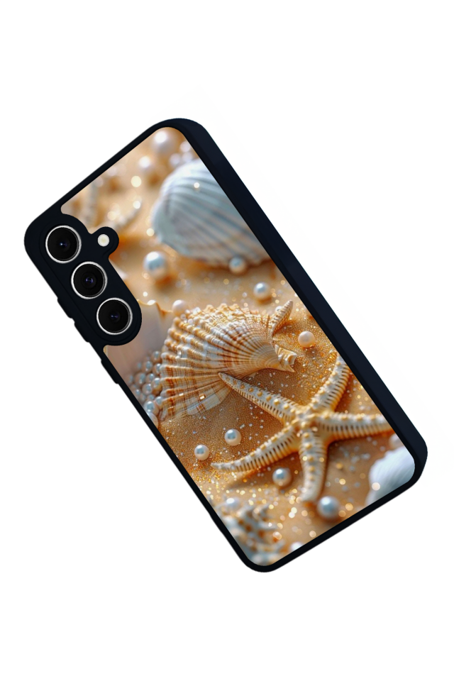 Samsung Galaxy S24 FE Uyumlu  İnci Tasarımlı Glossy Premium Kılıf