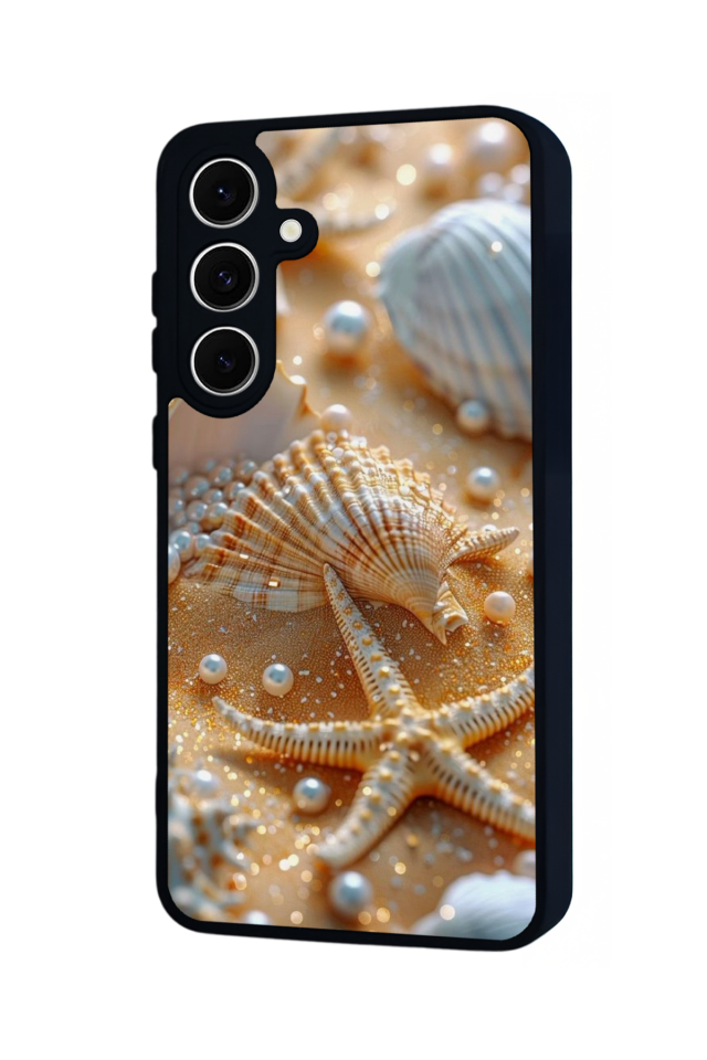 Samsung Galaxy S24 FE Uyumlu  İnci Tasarımlı Glossy Premium Kılıf