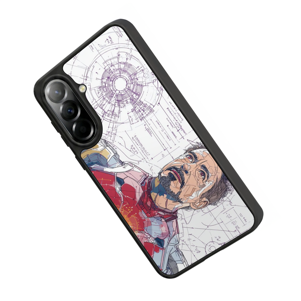 Samsung Galaxy A57 Uyumlu Iron Man ( Demir Adam ) Tasarımlı Glossy Premium Kılıf