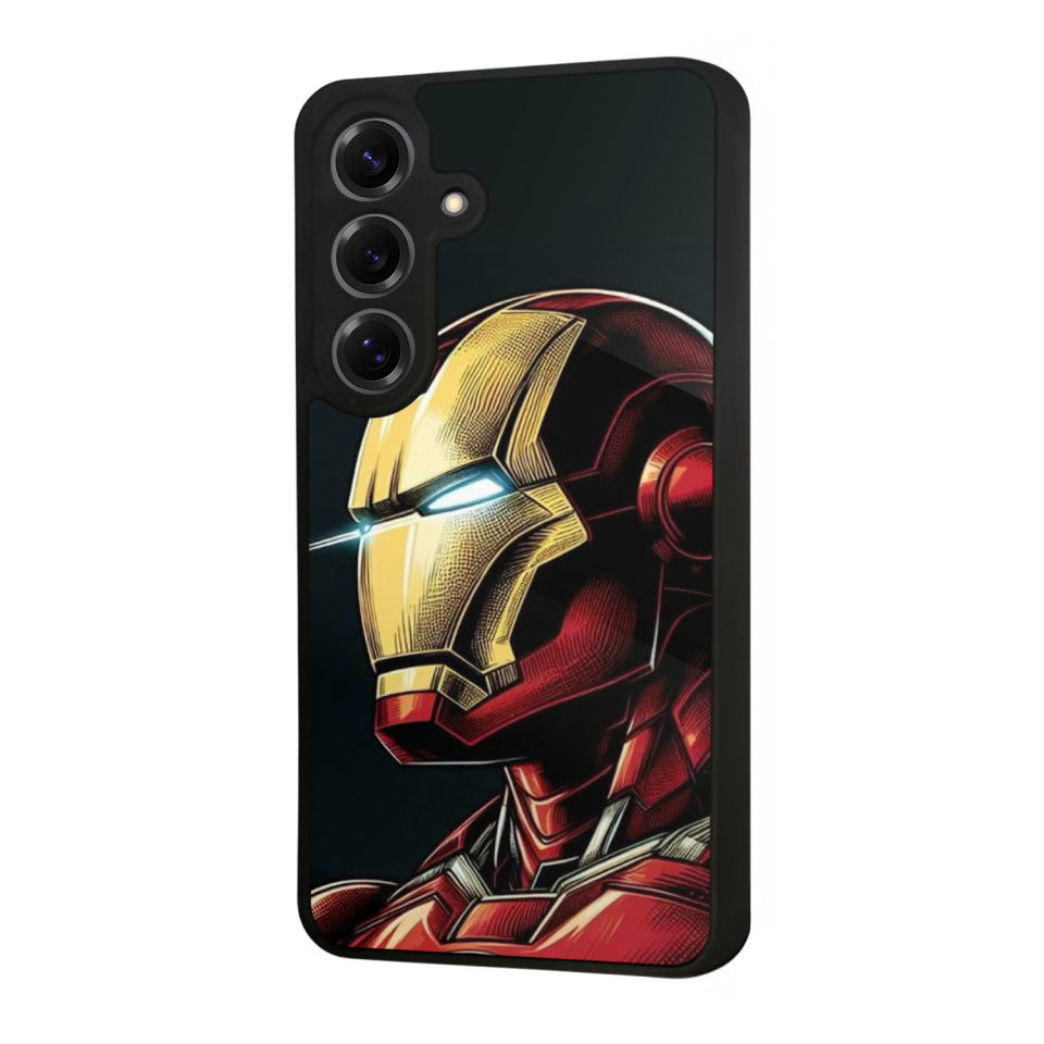 Samsung Galaxy S25 Uyumlu  Iron Man ( Demir Adam ) Tasarımlı Glossy Premium Kılıf