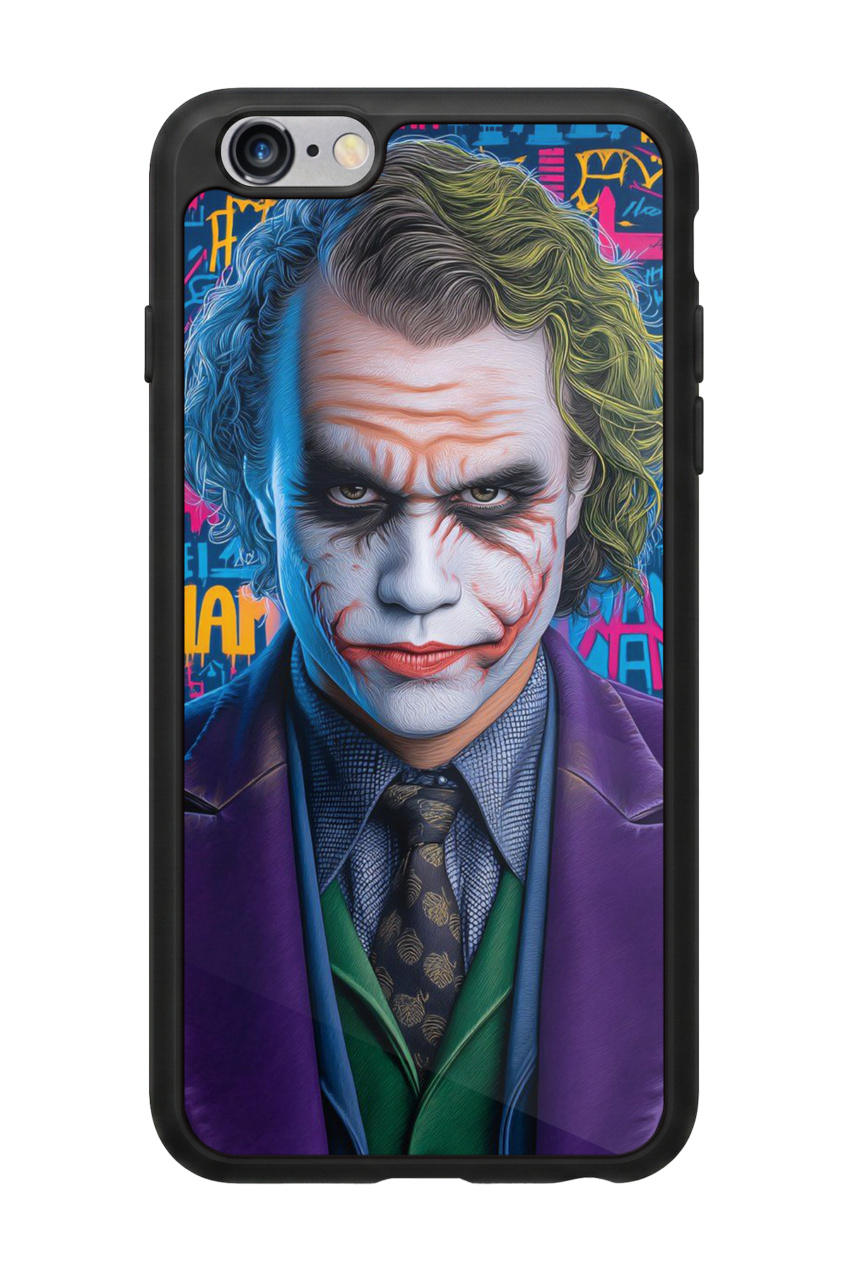 iPhone 6s Plus Uyumlu Joker Tasarımlı Glossy Premium Kılıf