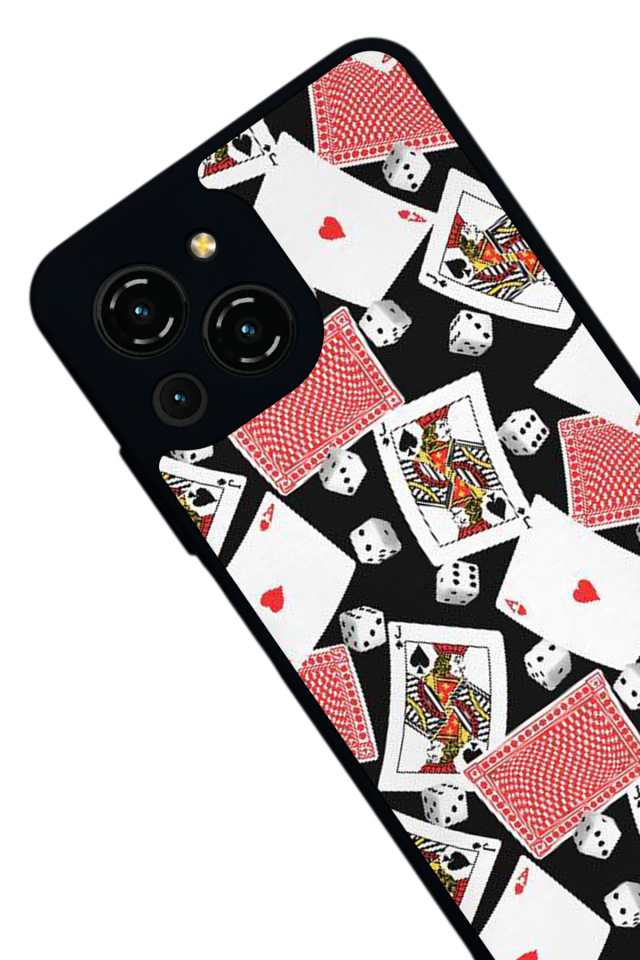 Reeder S23 Pro Max Uyumlu Kart Tasarımlı Glossy Premium Kılıf