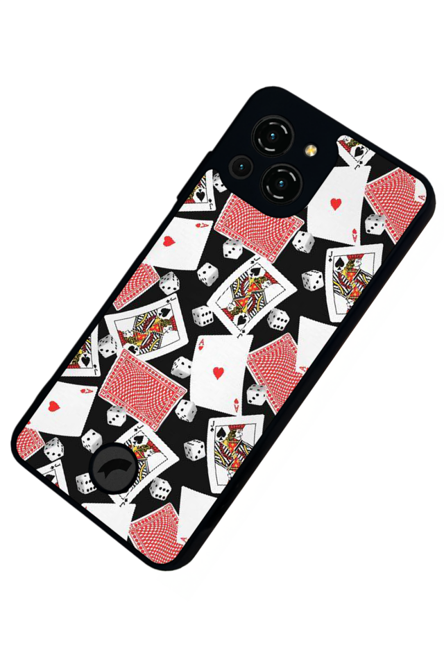 Reeder S23 Pro Max Uyumlu Kart Tasarımlı Glossy Premium Kılıf