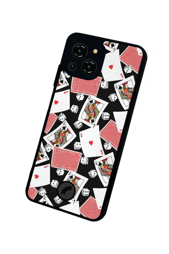 Reeder S23 Pro Max Uyumlu Kart Tasarımlı Glossy Premium Kılıf