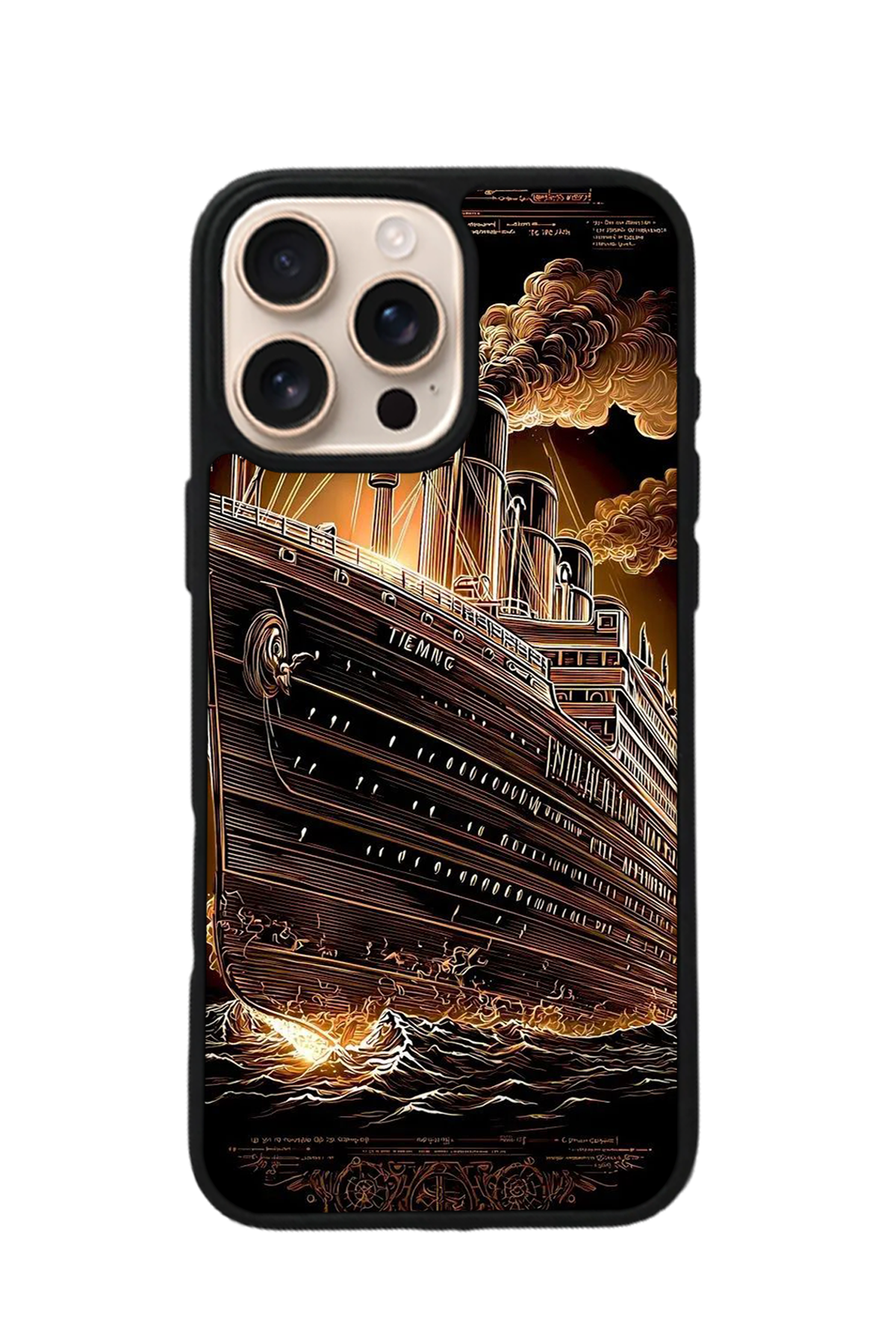 iPhone 16 Pro Uyumlu Korsan Tasarımlı Glossy Premium Kılıf