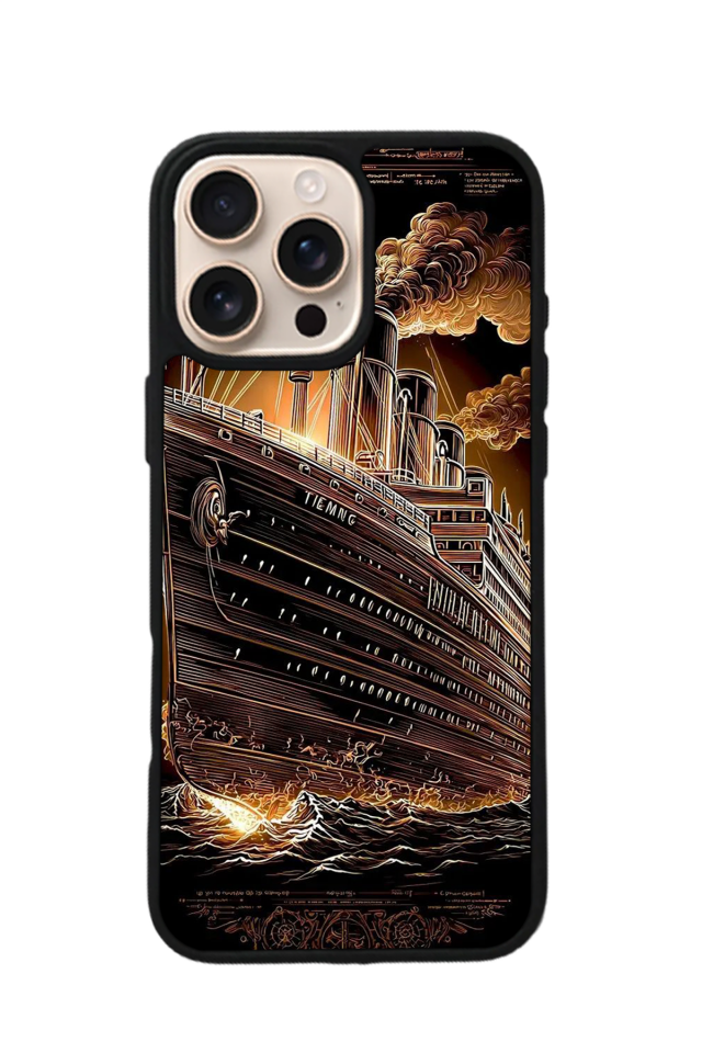 iPhone 16 Pro Uyumlu Korsan Tasarımlı Glossy Premium Kılıf