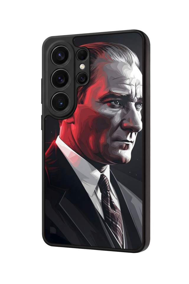 Samsung Galaxy S26 Ultra Uyumlu Mustafa Kemal Ataturk Tasarımlı Glossy Premium Kılıf
