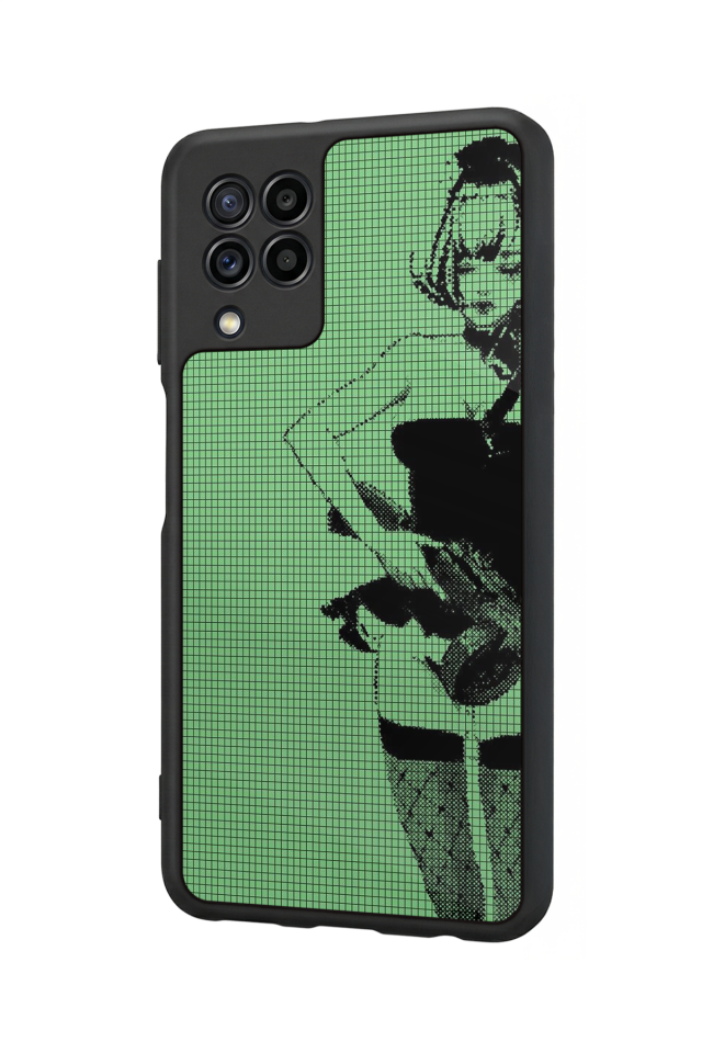 Samsung Galaxy M32 Uyumlu Nokia Tasarımlı Glossy Premium Kılıf