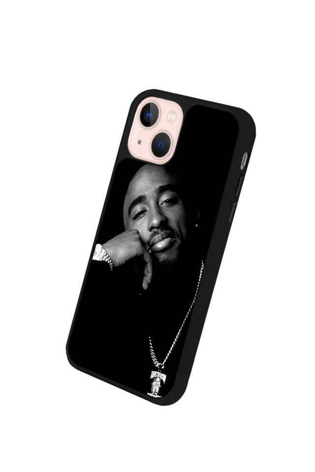 iPhone 14 Plus Uyumlu Tupac Tasarımlı Glossy Premium Kılıf