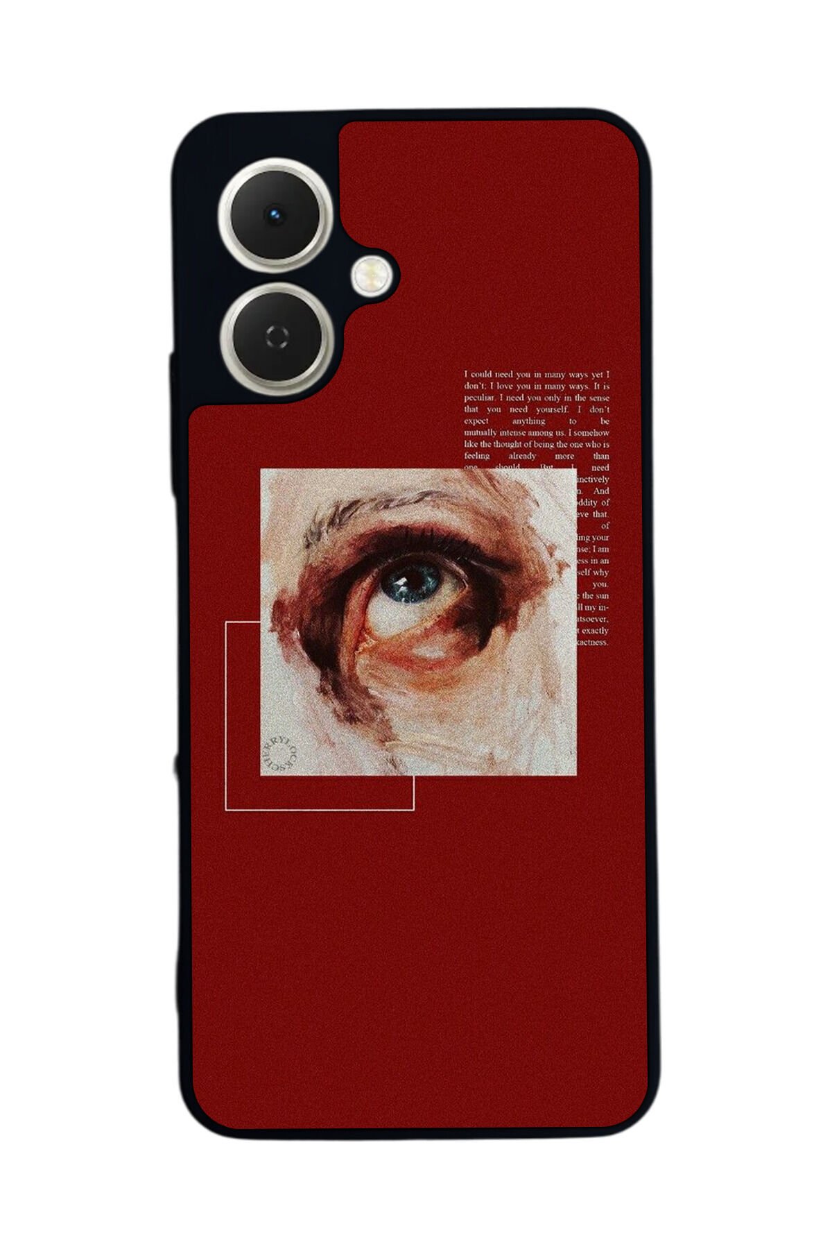 Tecno Spark GO 2 Uyumlu Kirmizi Tasarımlı Glossy Premium Kılıf