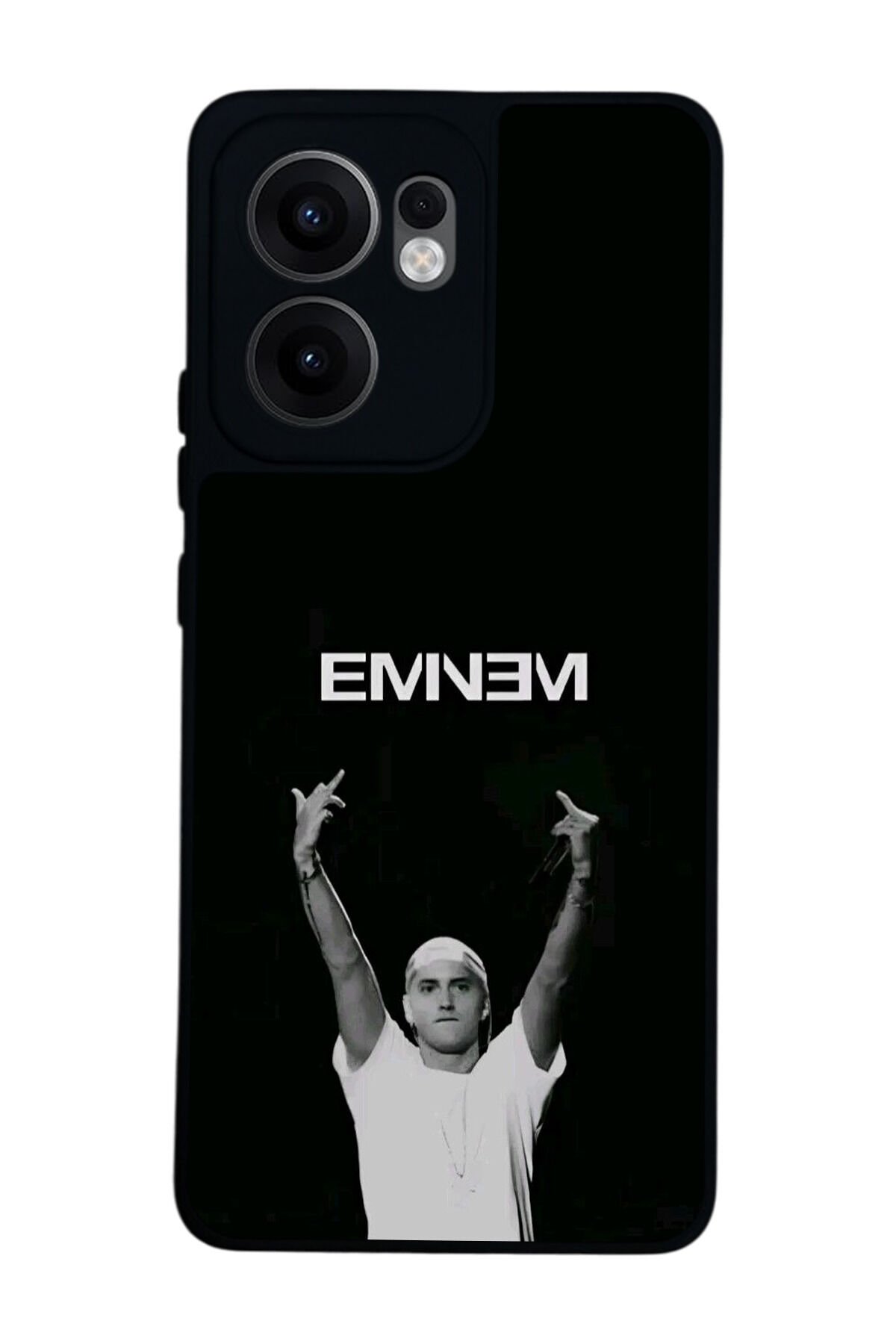 Oppo Reno 13F Uyumlu Eminem Tasarımlı Glossy Premium Kılıf