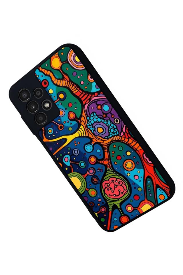 Samsung Galaxy A13 Uyumlu Abstract Tasarımlı Glossy Premium Kılıf