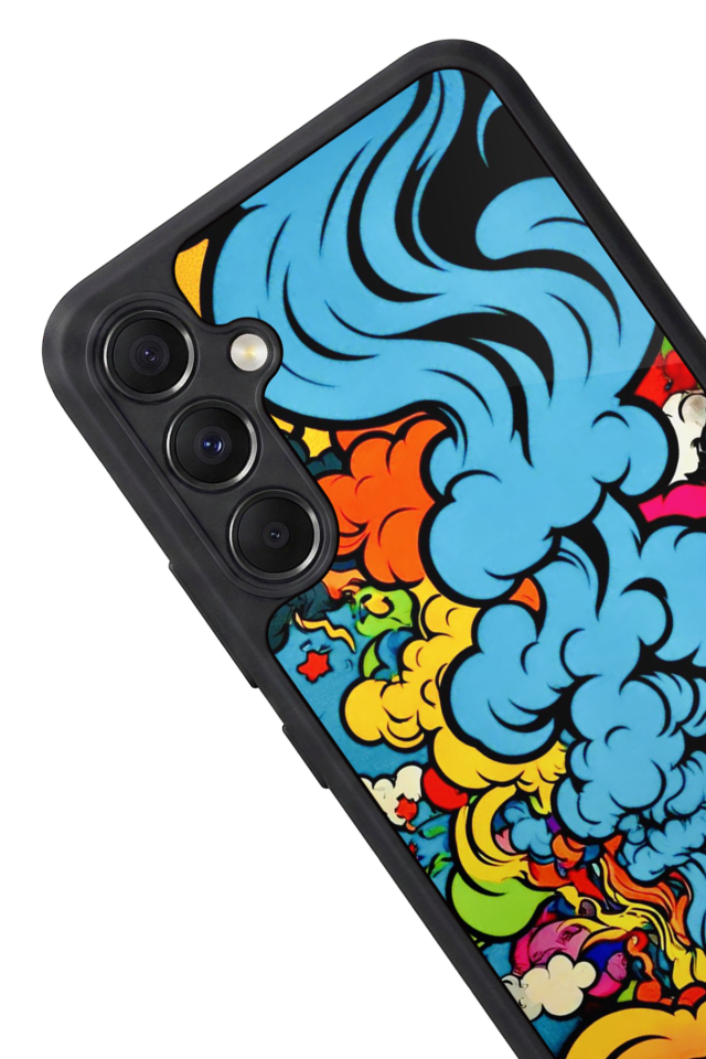 Samsung Galaxy M34 Uyumlu Abstract Tasarımlı Glossy Premium Kılıf