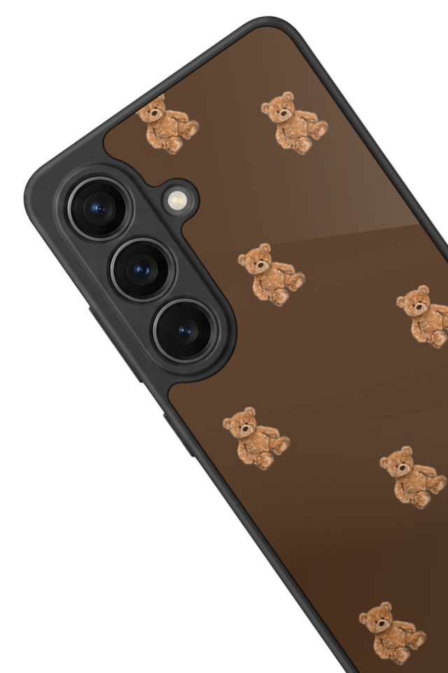 Samsung Galaxy S26 Uyumlu Ayı Tasarımlı Glossy Premium Kılıf