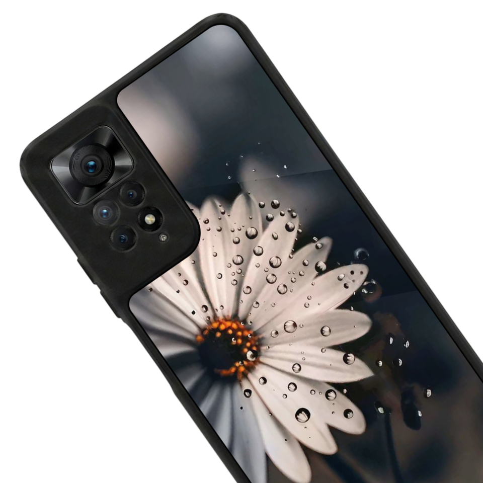 Xiaomi Redmi Note 11 Pro Uyumlu Cicek Tasarımlı Glossy Premium Kılıf
