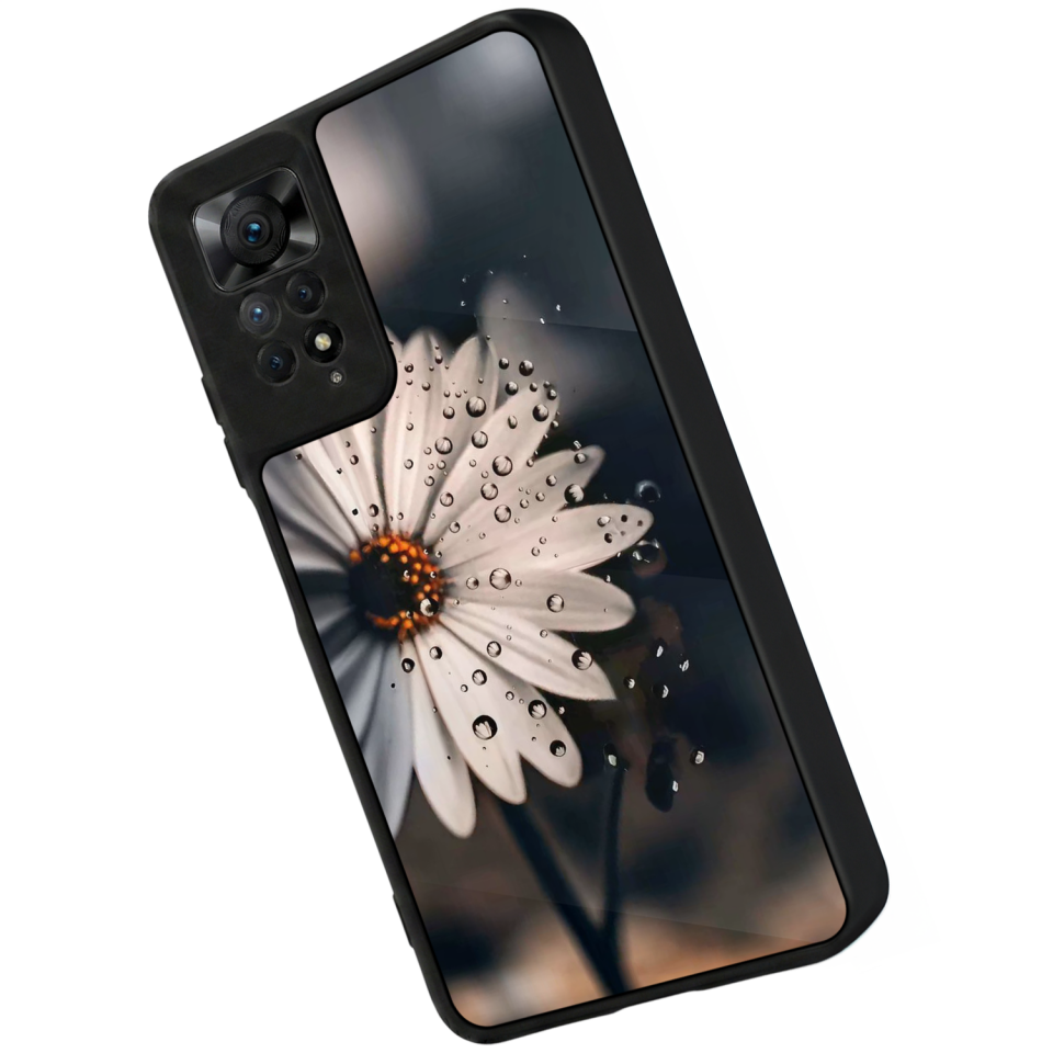 Xiaomi Redmi Note 11 Pro Uyumlu Cicek Tasarımlı Glossy Premium Kılıf
