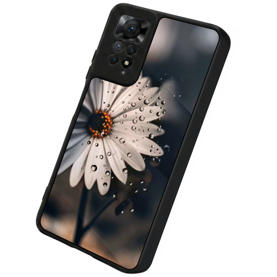 Xiaomi Redmi Note 11 Pro Uyumlu Cicek Tasarımlı Glossy Premium Kılıf