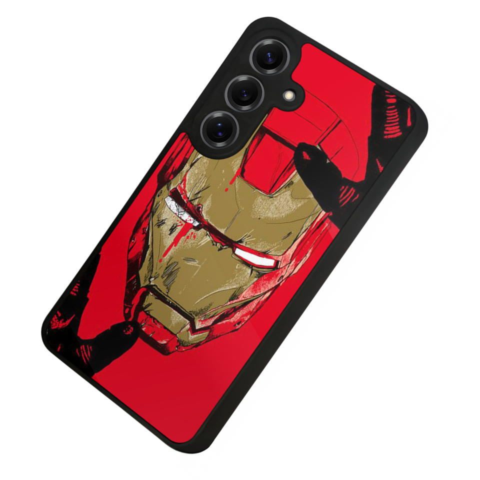 Samsung Galaxy S25 Uyumlu  Iron Man ( Demir Adam ) Tasarımlı Glossy Premium Kılıf